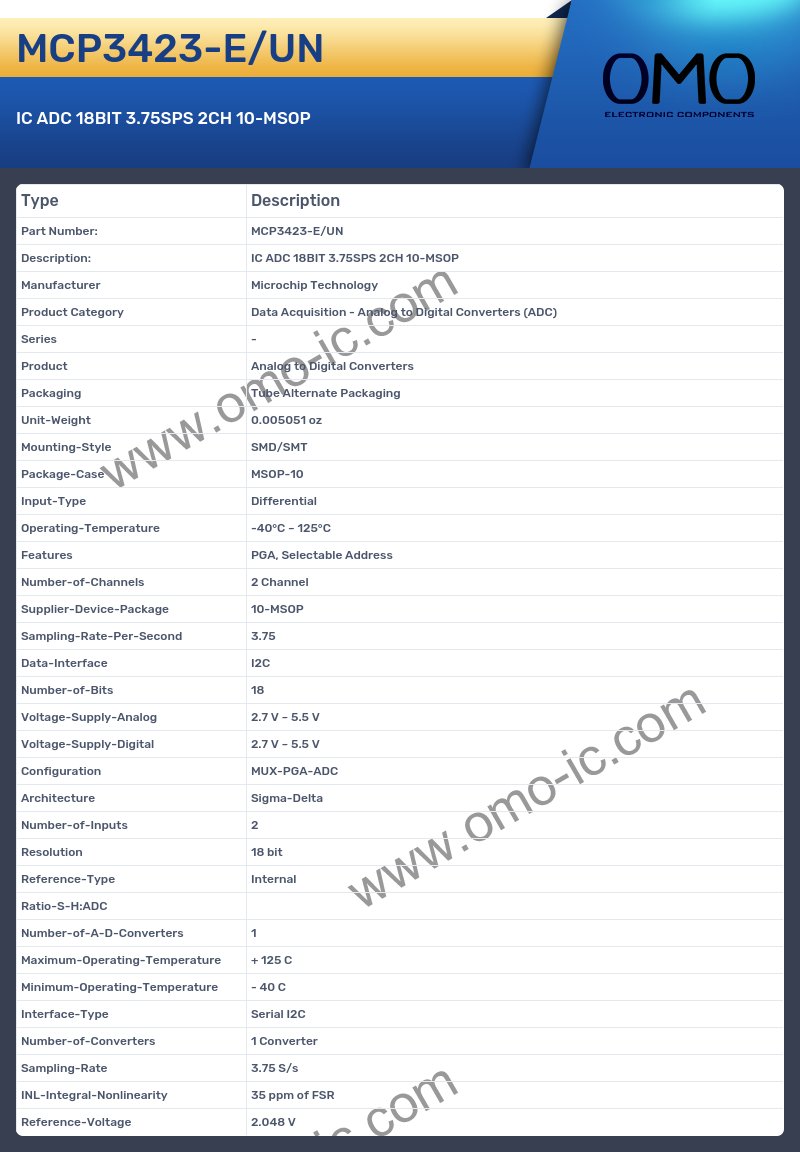 MCP3423-E/UN