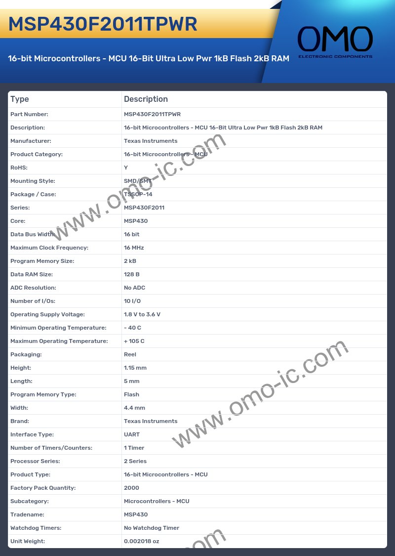 MSP430F2011TPWR