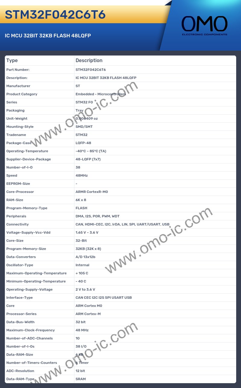 STM32F042C6T6