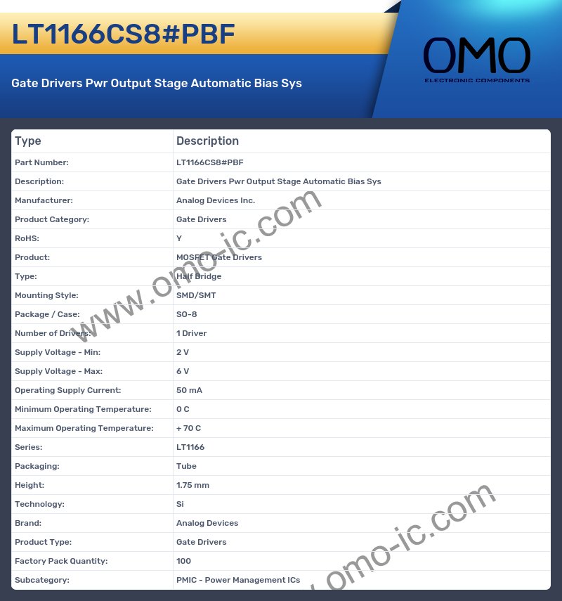 LT1166CS8#PBF
