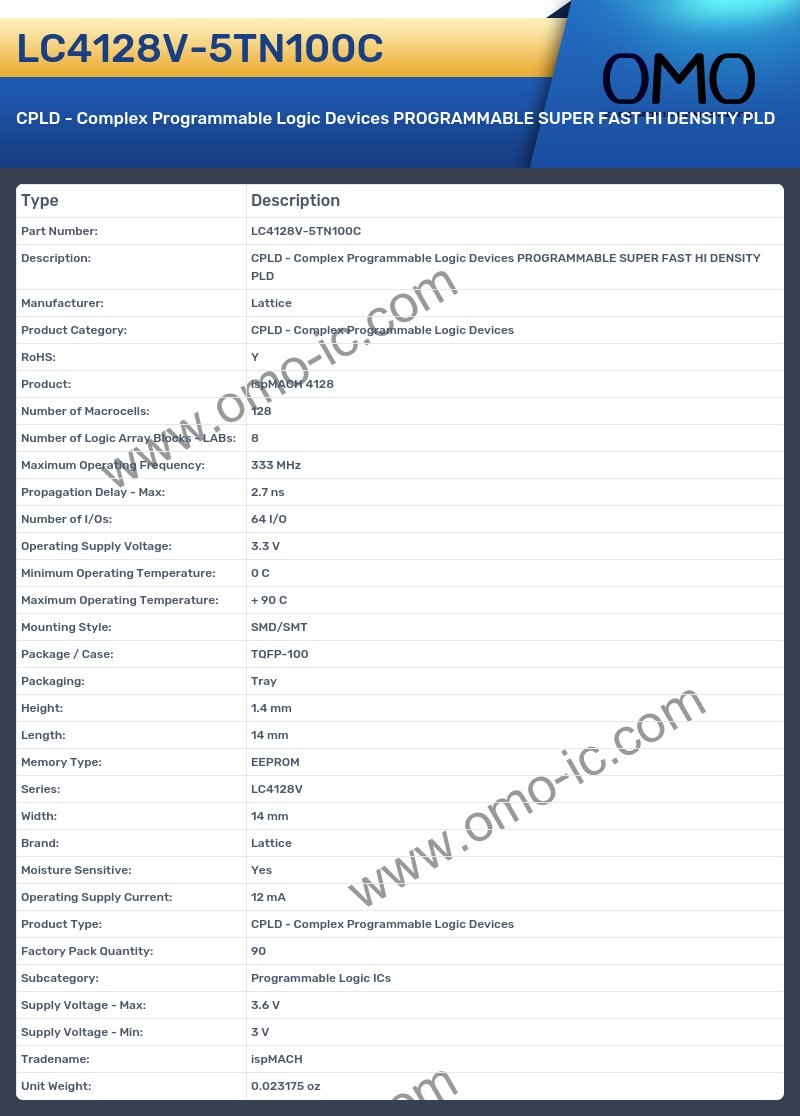 LC4128V-5TN100C