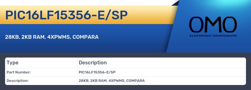 PIC16LF15356-E/SP