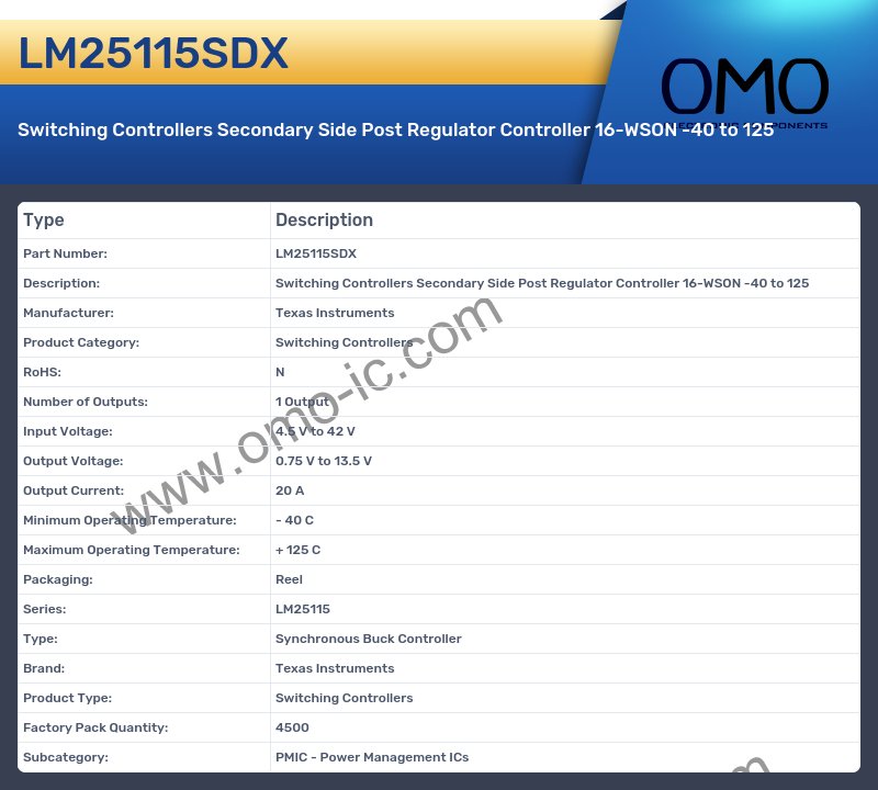 LM25115SDX