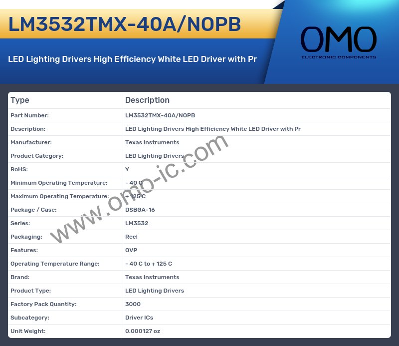 LM3532TMX-40A/NOPB
