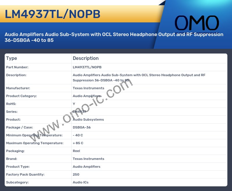 LM4937TL/NOPB