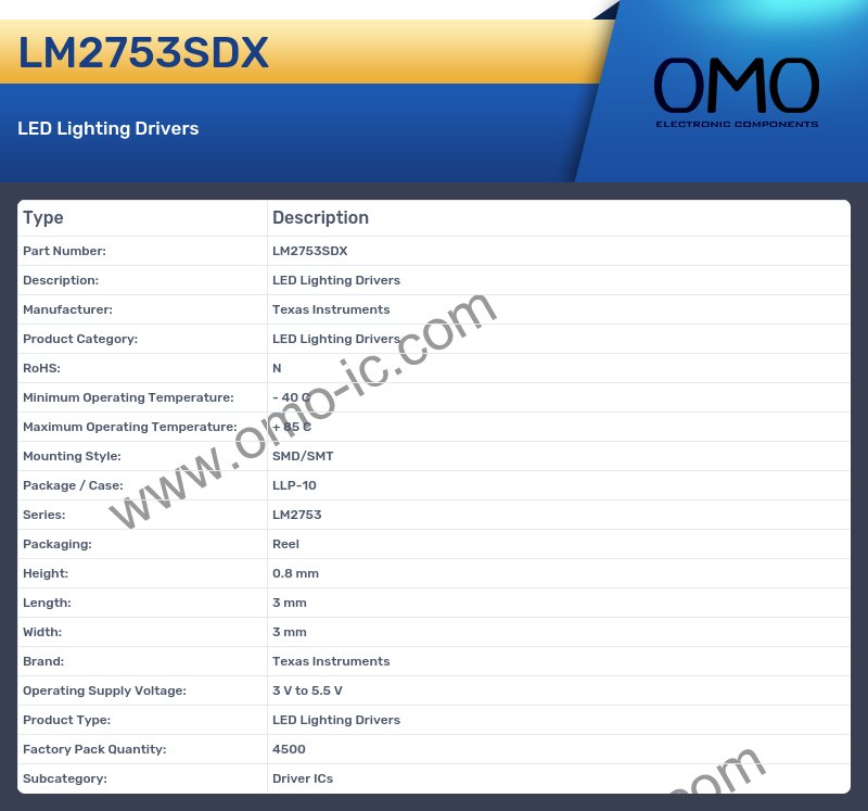 LM2753SDX