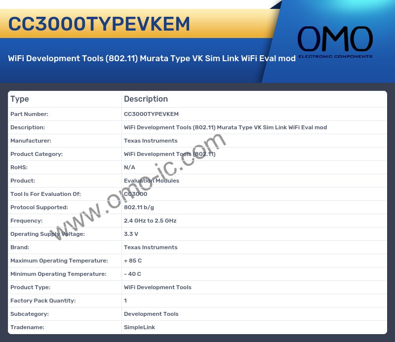 CC3000TYPEVKEM