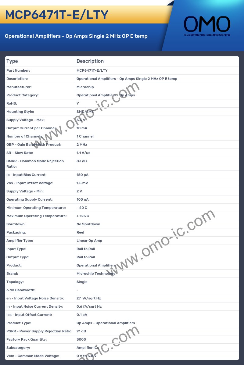 MCP6471T-E/LTY