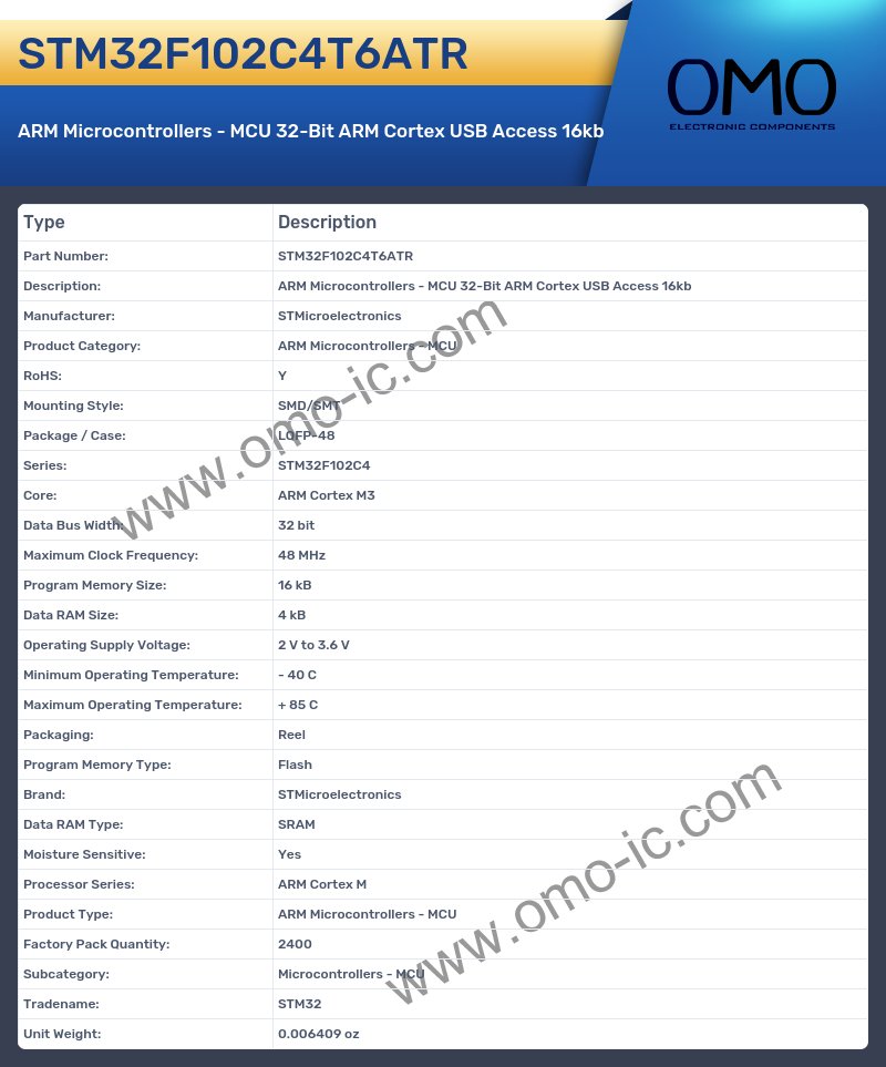 STM32F102C4T6ATR