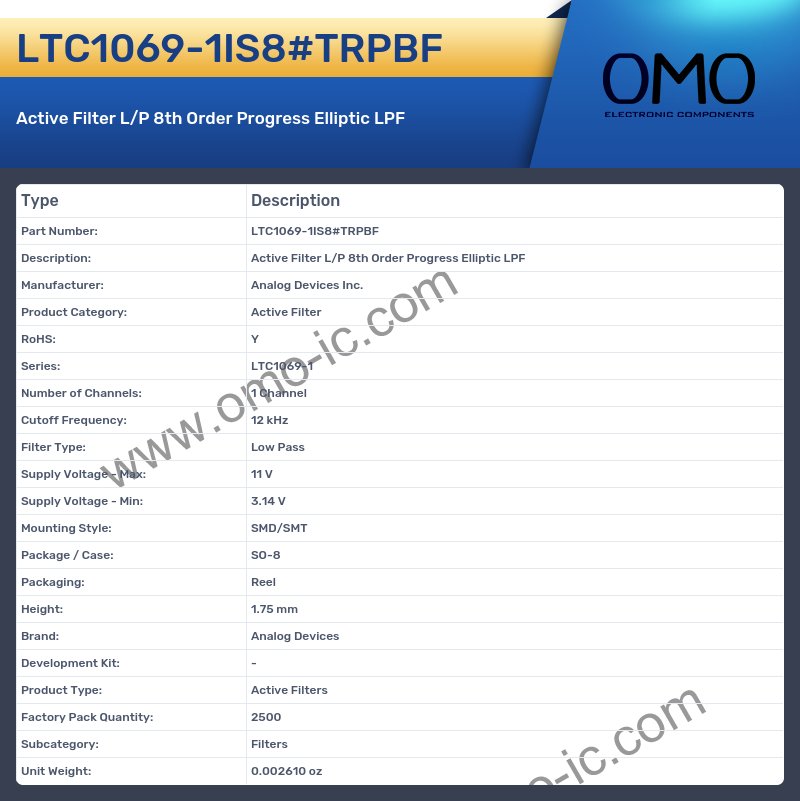 LTC1069-1IS8#TRPBF