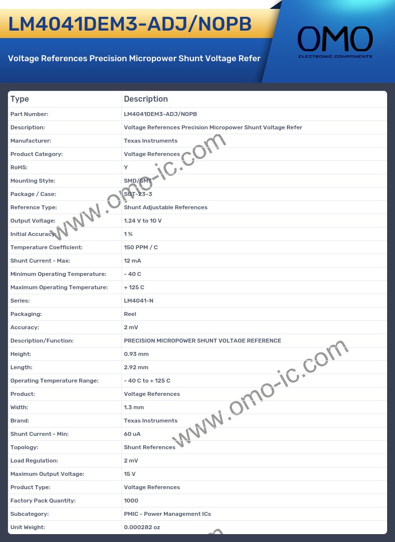 LM4041DEM3-ADJ/NOPB