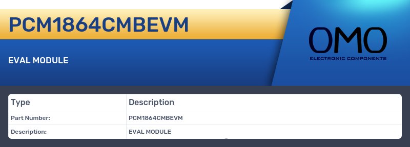 PCM1864CMBEVM