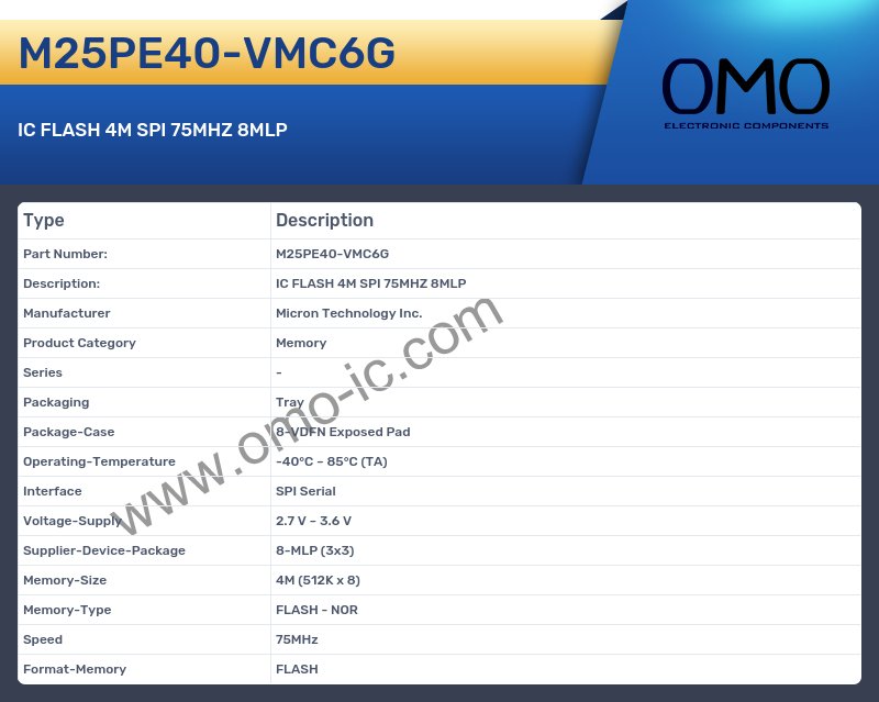 M25PE40-VMC6G
