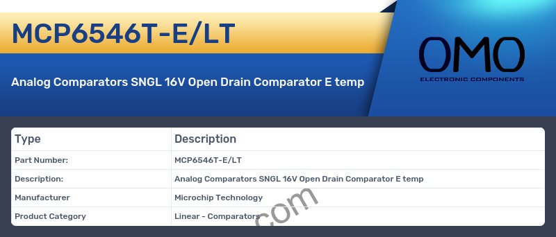 MCP6546T-E/LT
