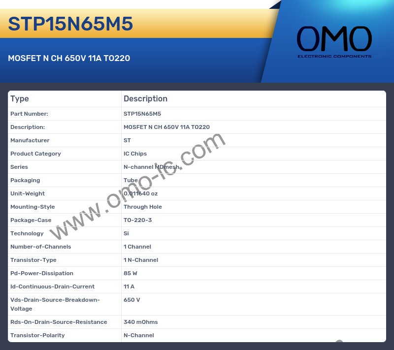 STP15N65M5