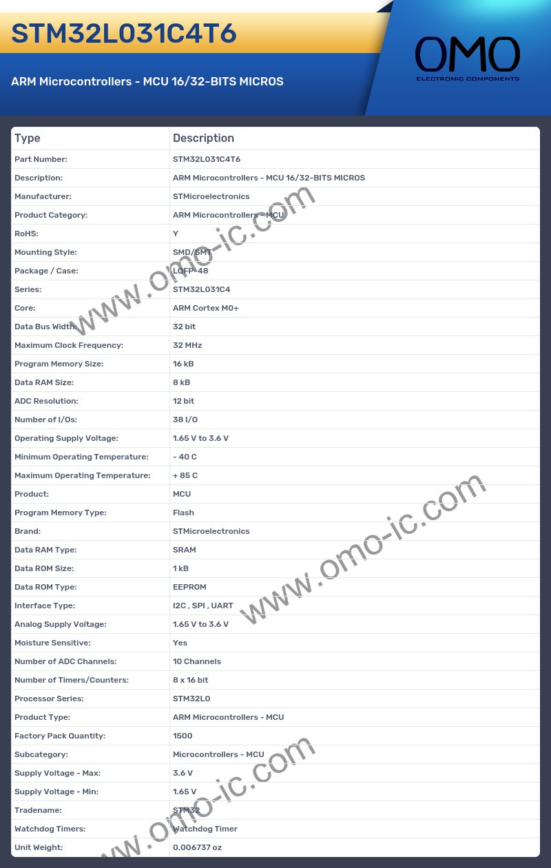STM32L031C4T6