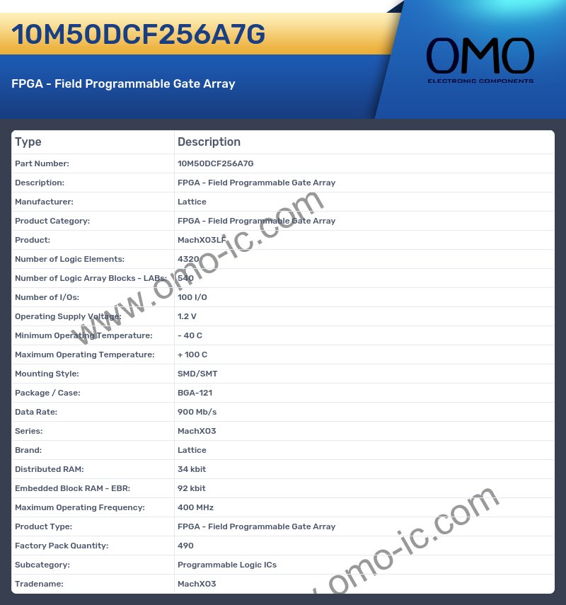 10M50DCF256A7G