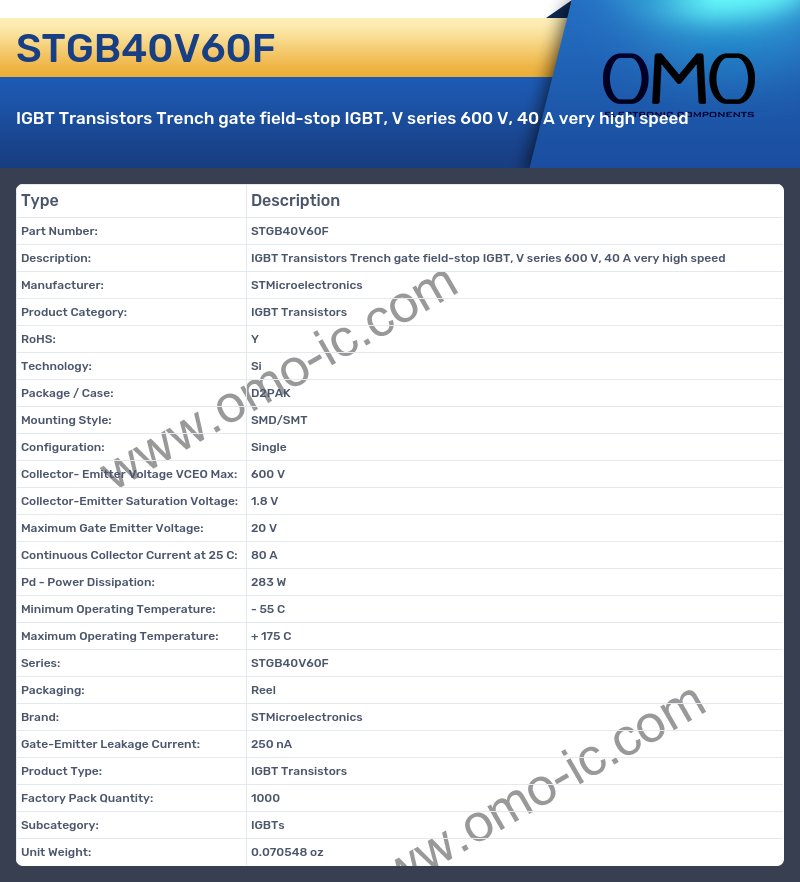 STGB40V60F