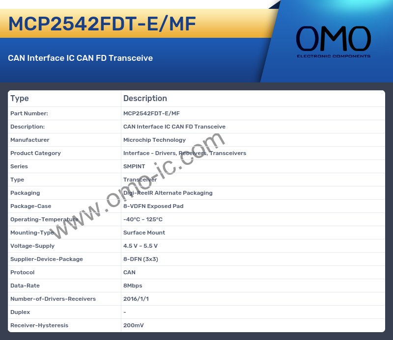 MCP2542FDT-E/MF