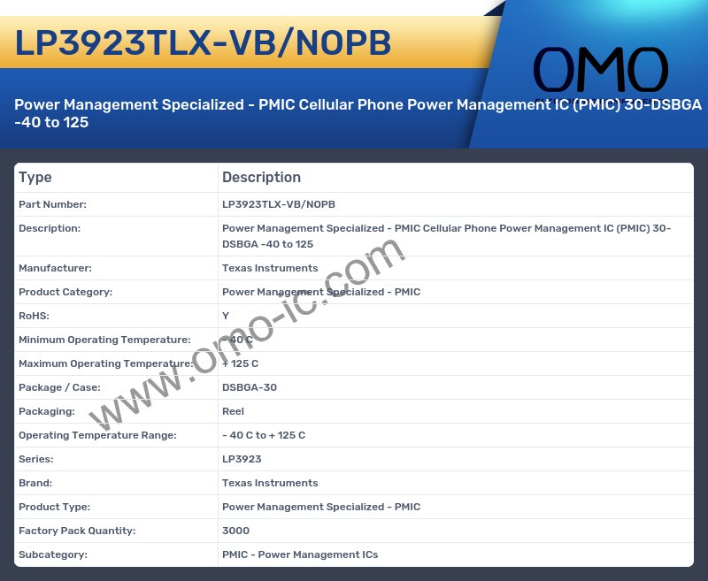 LP3923TLX-VB/NOPB