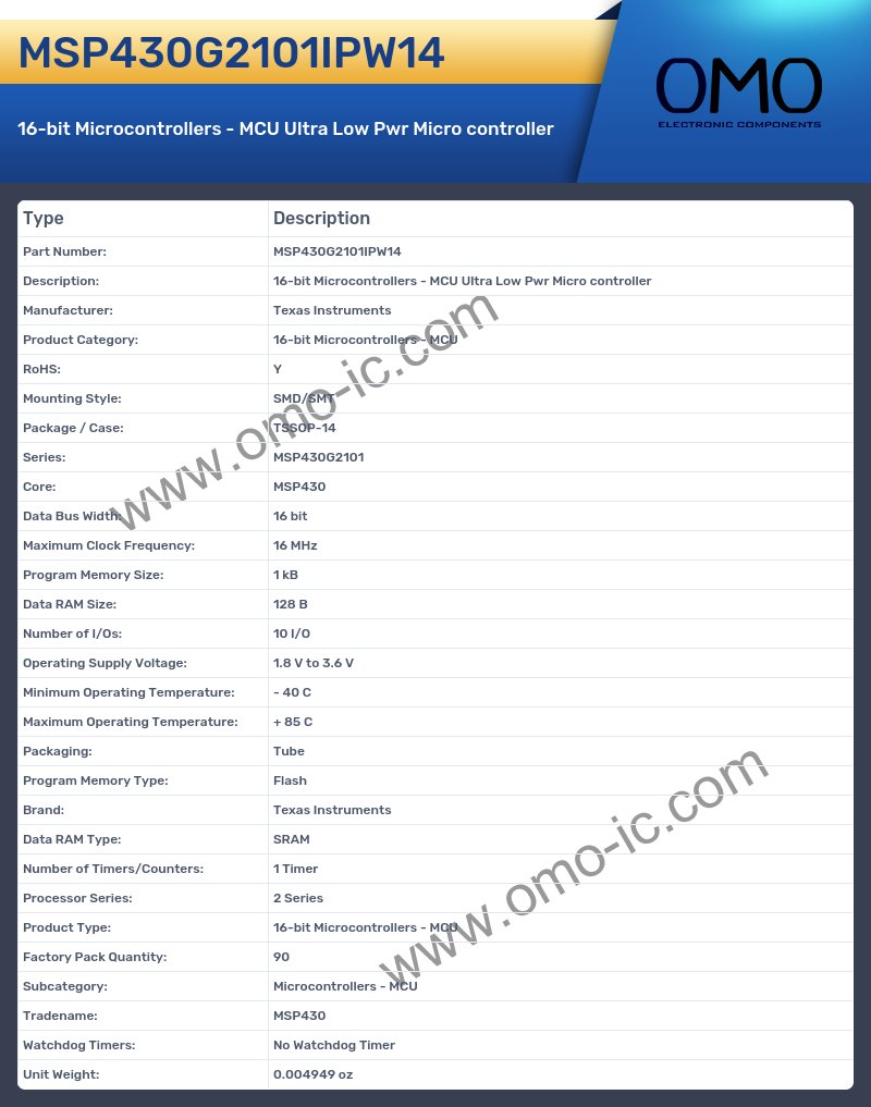MSP430G2101IPW14