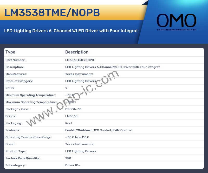 LM3538TME/NOPB