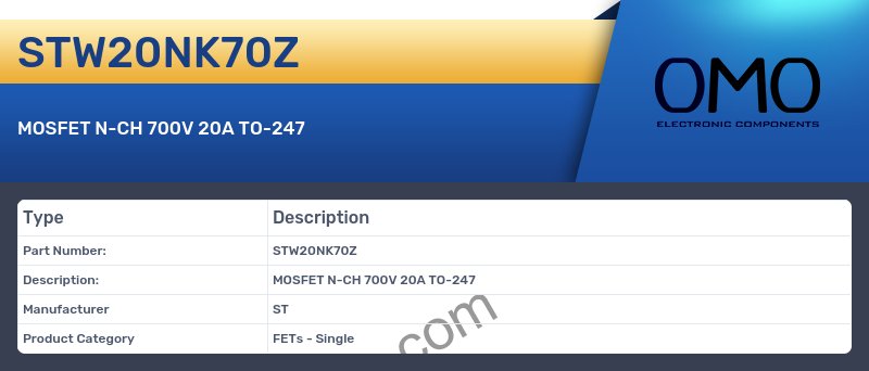 STW20NK70Z