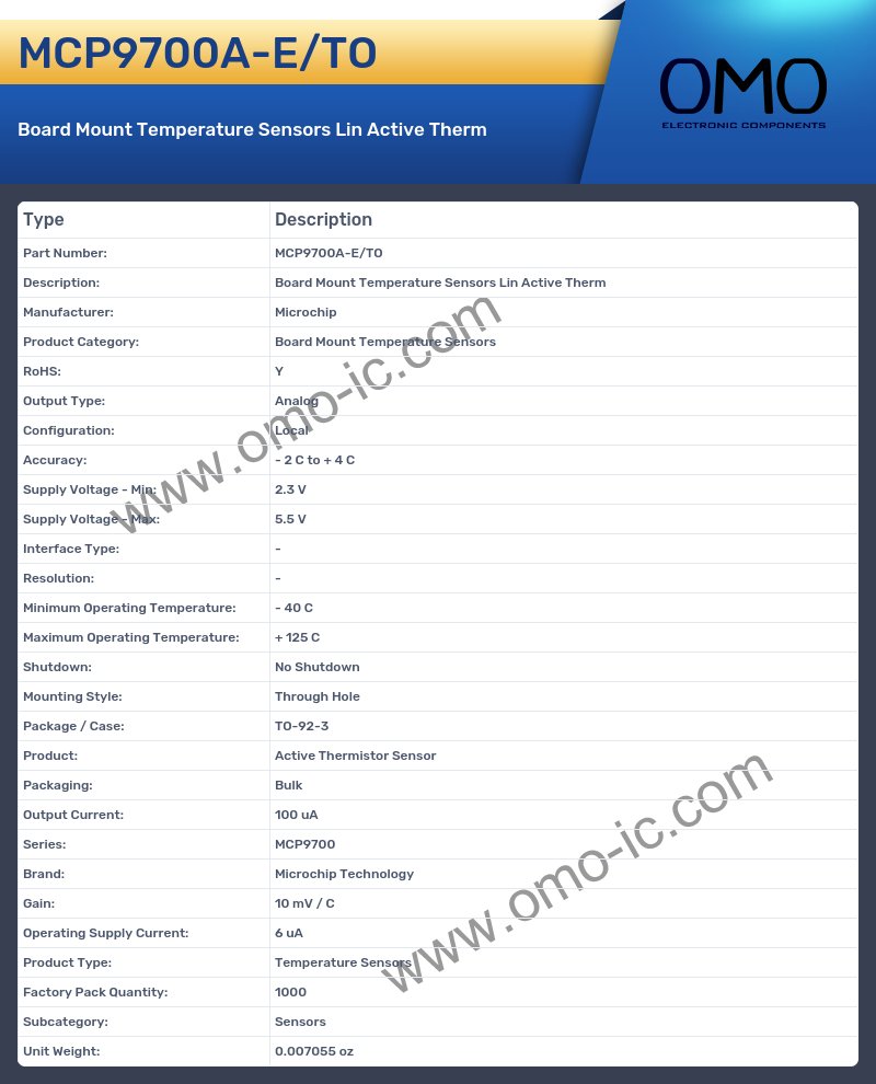 MCP9700A-E/TO