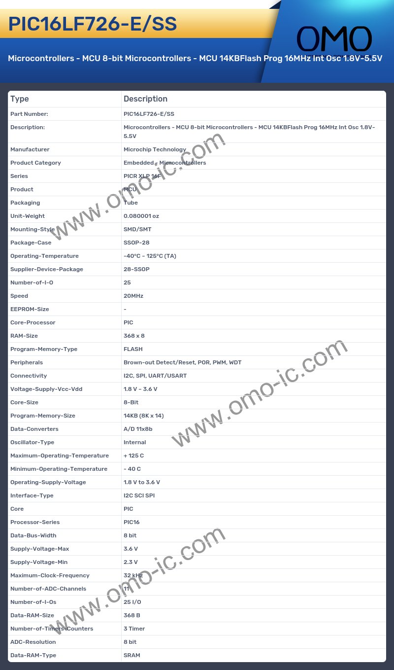 PIC16LF726-E/SS