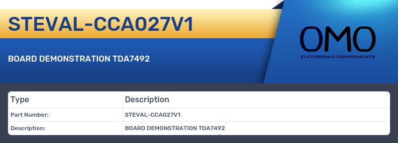 STEVAL-CCA027V1