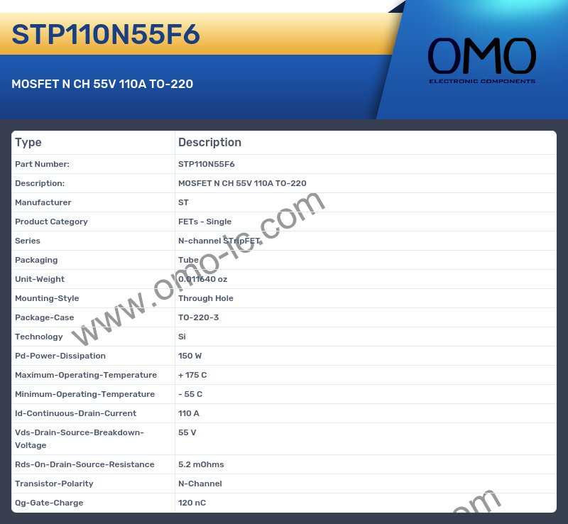 STP110N55F6