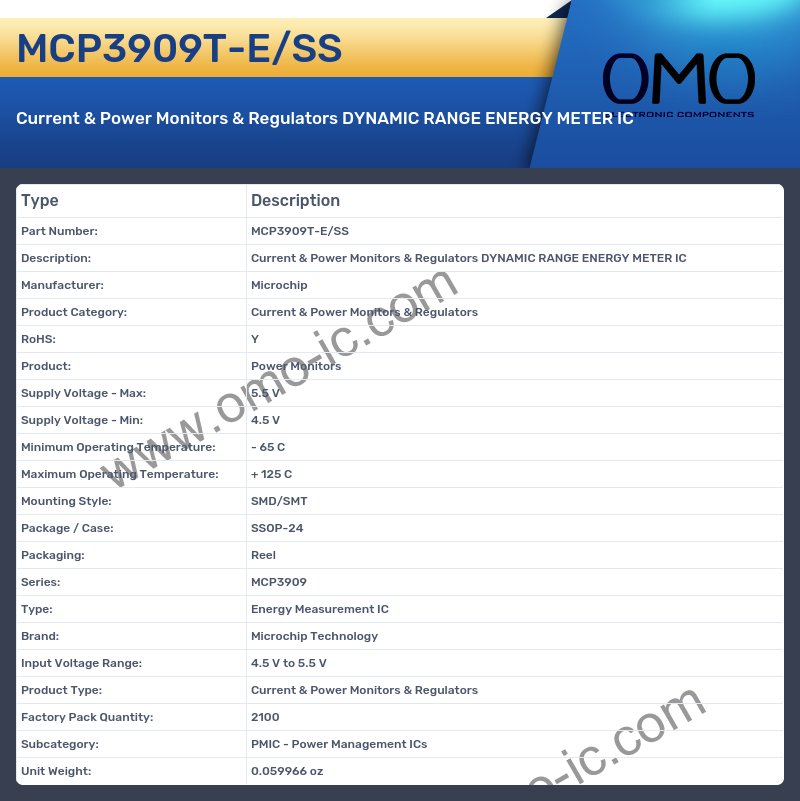 MCP3909T-E/SS