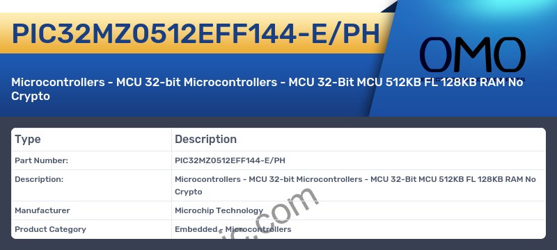 PIC32MZ0512EFF144-E/PH