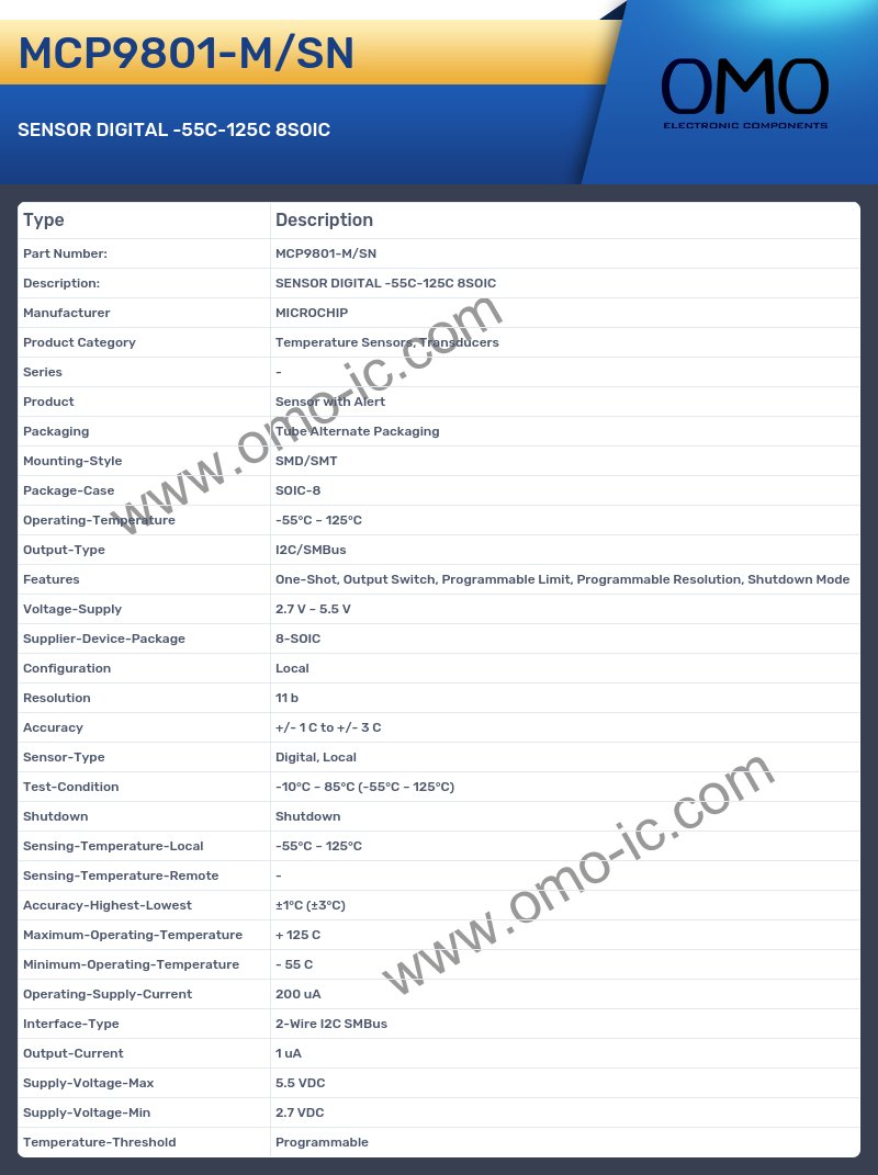 MCP9801-M/SN