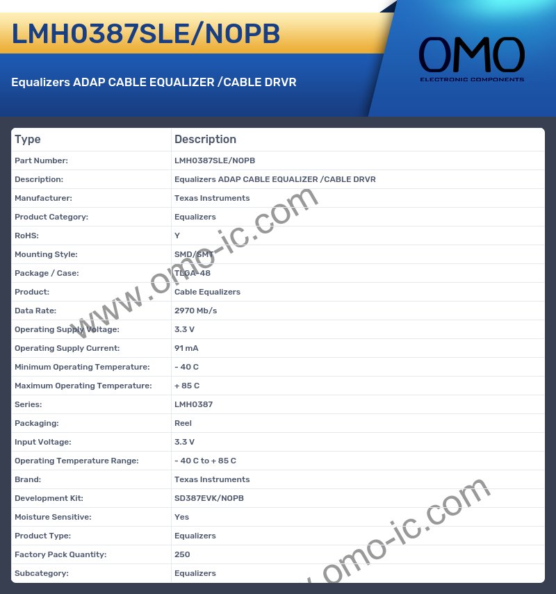 LMH0387SLE/NOPB
