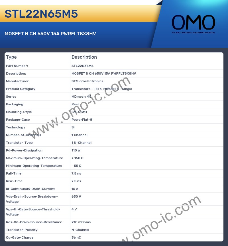 STL22N65M5