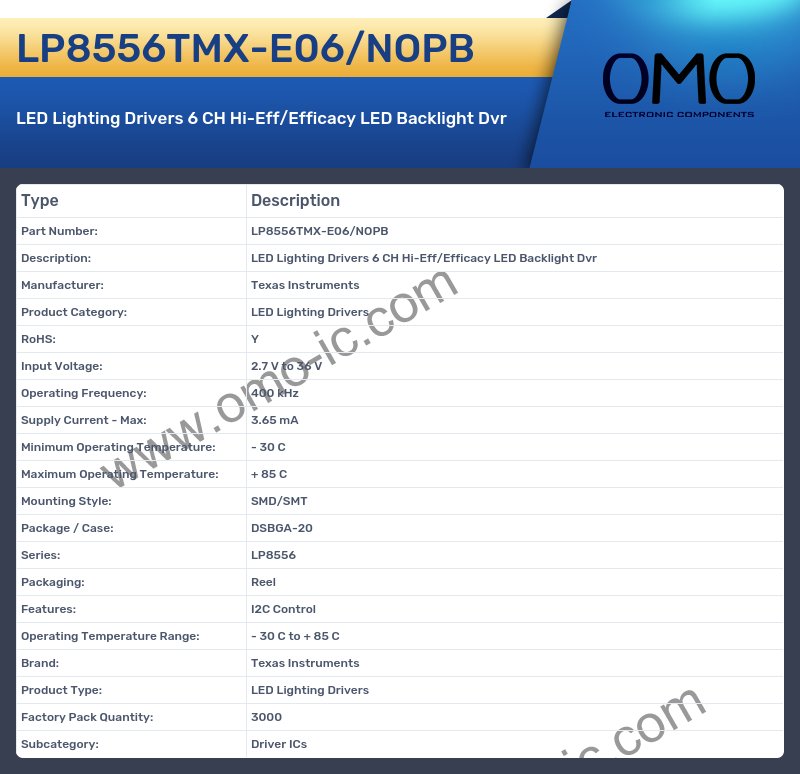 LP8556TMX-E06/NOPB