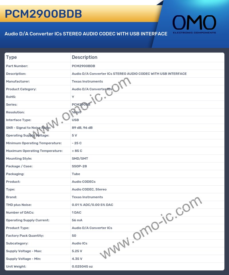 PCM2900BDB