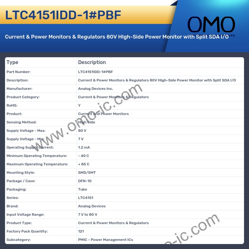 LTC4151IDD-1#PBF