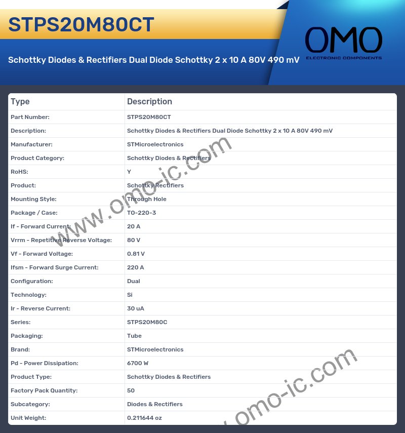 STPS20M80CT