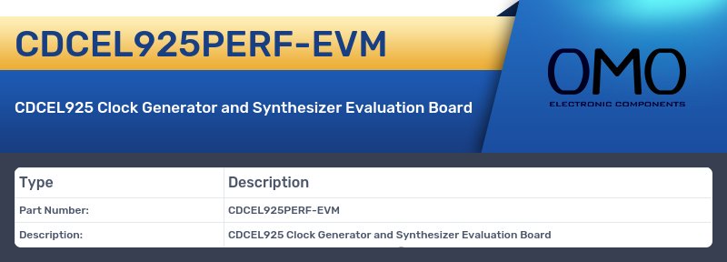 CDCEL925PERF-EVM