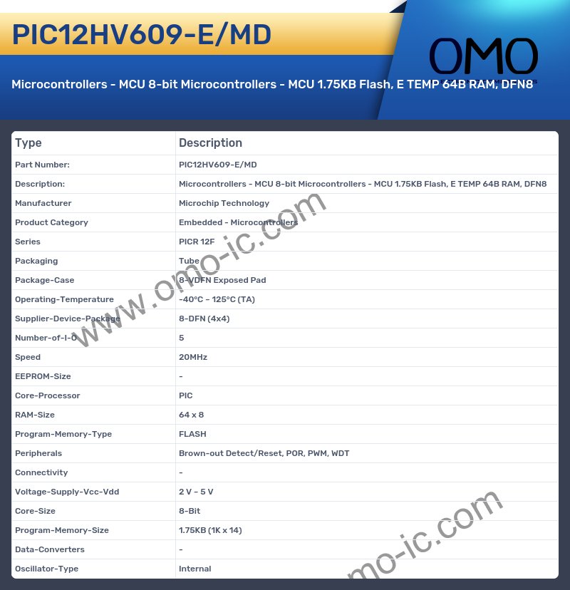 PIC12HV609-E/MD