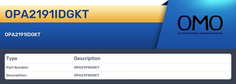 OPA2191IDGKT