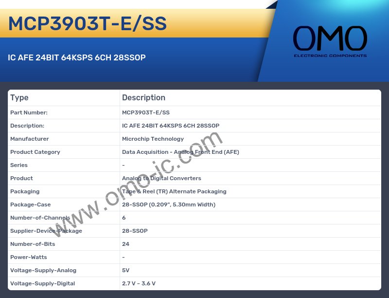 MCP3903T-E/SS