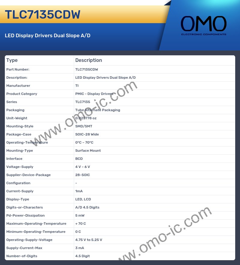 TLC7135CDW