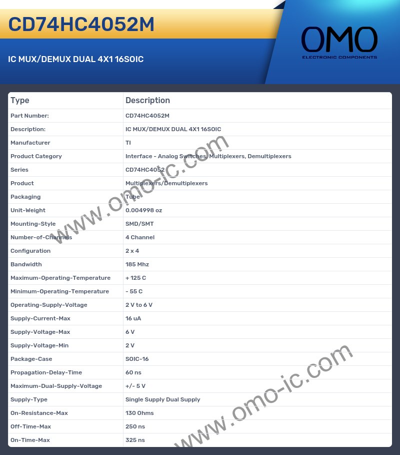 CD74HC4052M