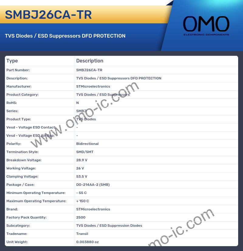 SMBJ26CA-TR
