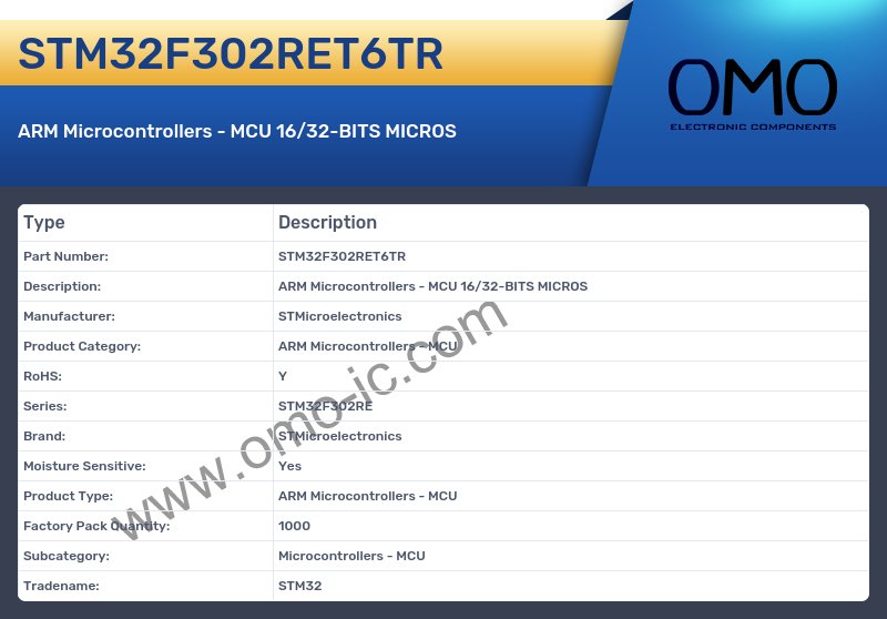 STM32F302RET6TR