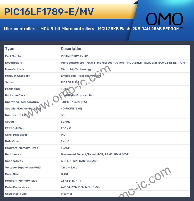PIC16LF1789-E/MV