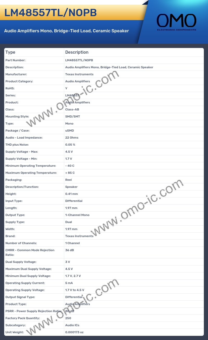 LM48557TL/NOPB
